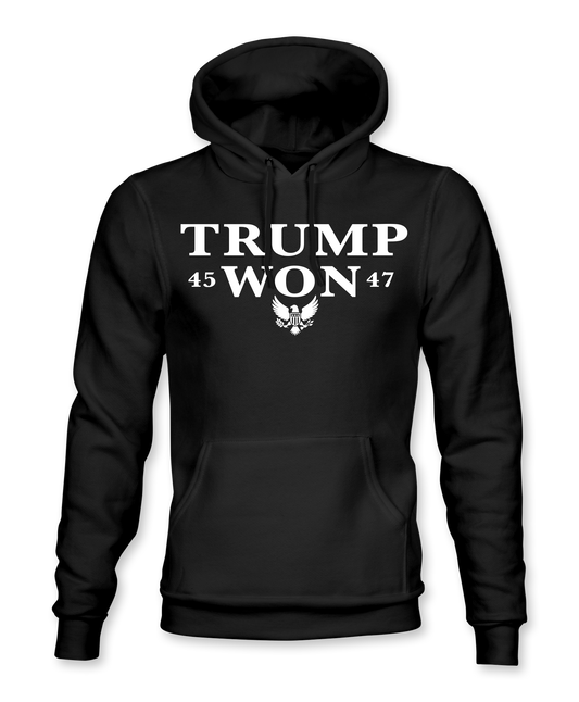 Trump Won 45/47 Hoodie