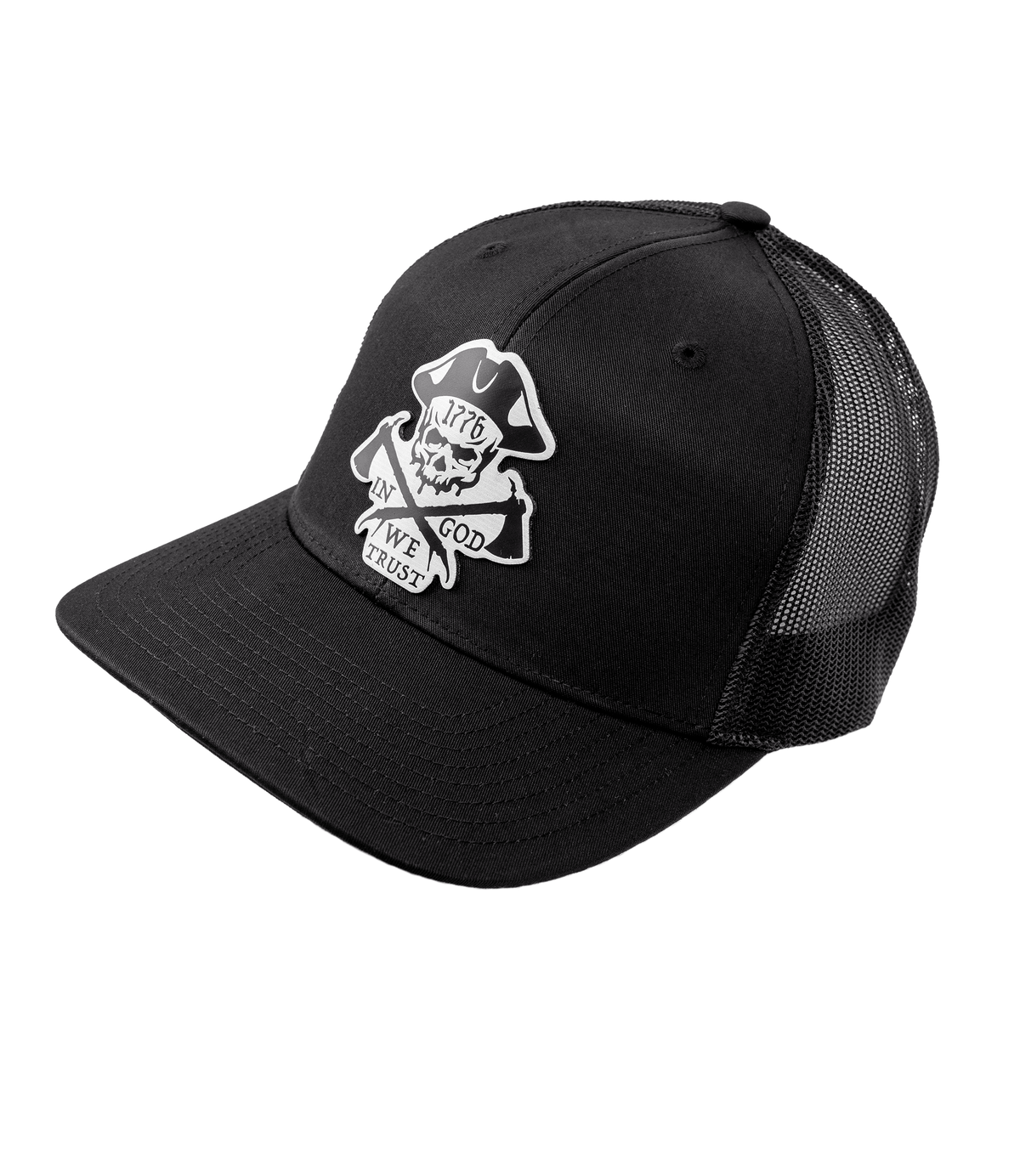 "In God We Trust" Leather Patch Hat