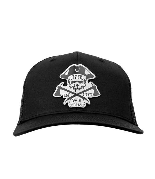 "In God We Trust" Premium Leather Patch Hat