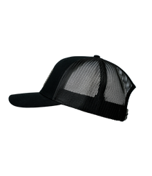 Black Flag Leather Patch Hat