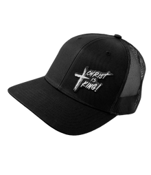 "Christ Is King" Leather Patch Hat
