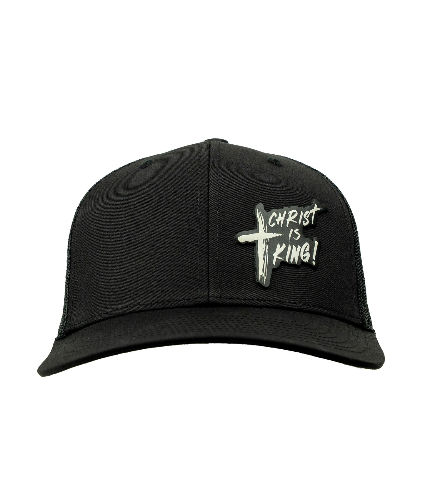 "Christ Is King" Premium Leather Patch Hat