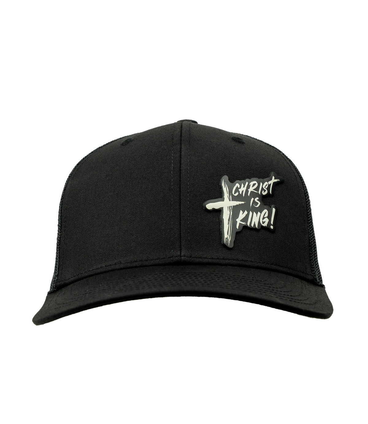 "Christ Is King" Leather Patch Hat