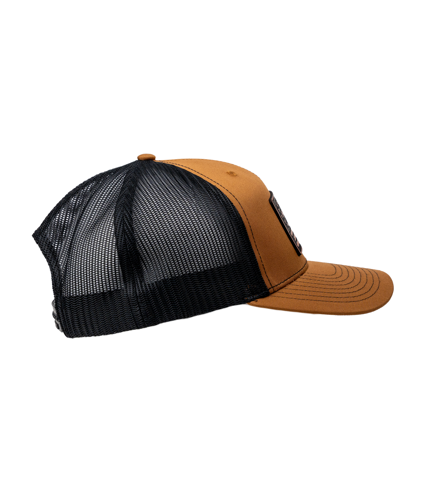 HodgeTwins Flag Premium Leather Patch Hat - Richardson 112