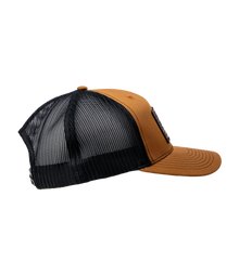 HodgeTwins Flag Leather Patch Hat