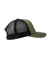 Holstered Pistol Leather Patch Hat