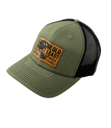 "I May Be Old" Leather Patch Hat