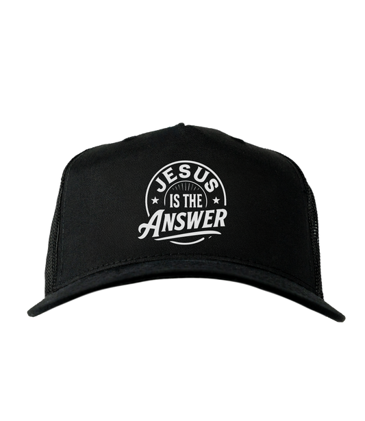 Jesus Is The Answer Limited Edition Premium DTF Hat