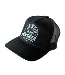 Jesus Is The Answer Trucker Hat