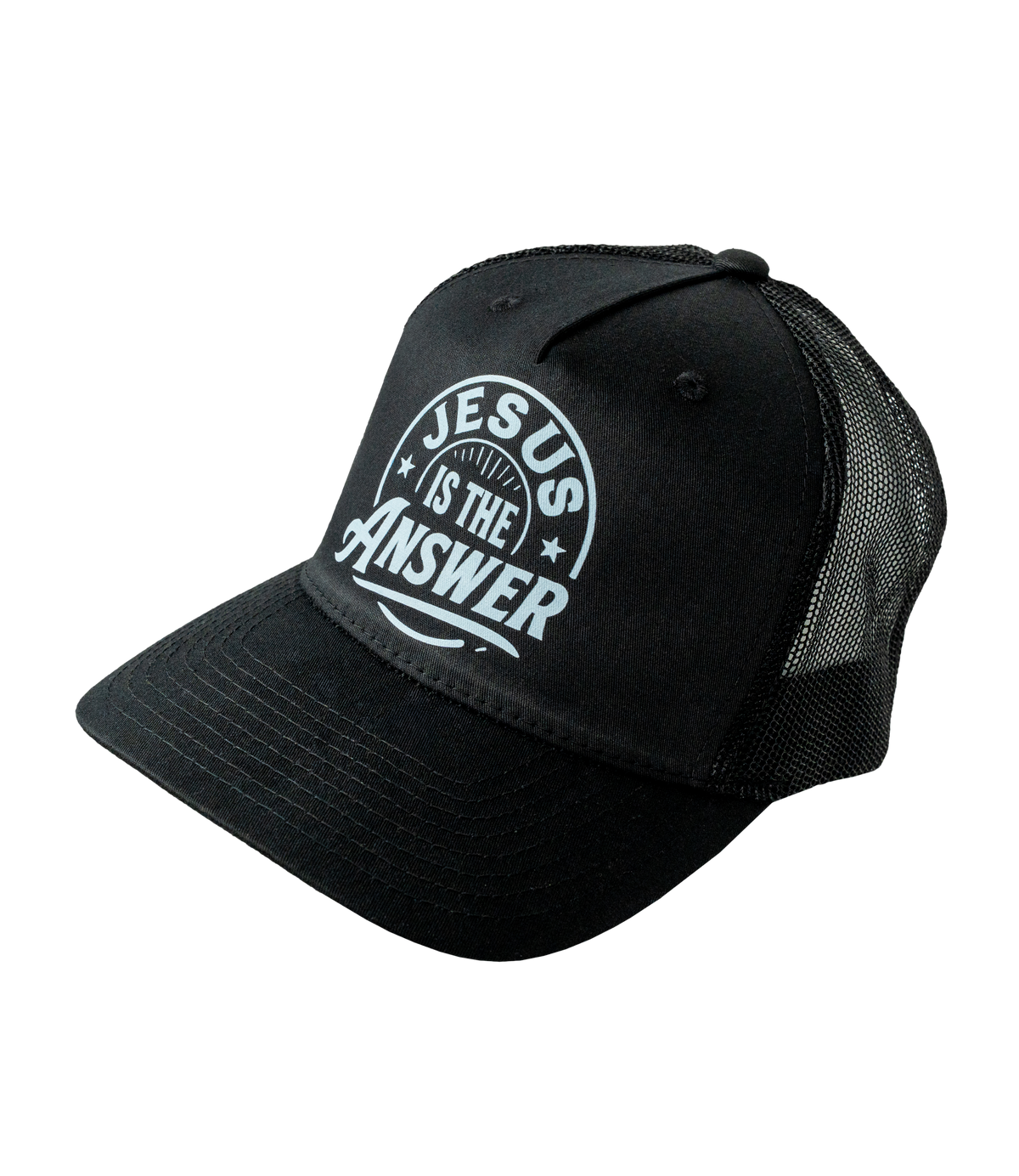 Jesus Is The Answer Trucker Hat