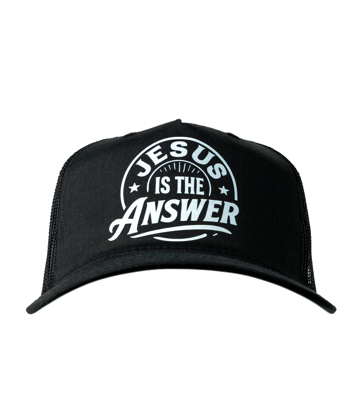 Jesus Is The Answer Trucker Hat