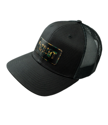 Camo Patriot Leather Patch Hat