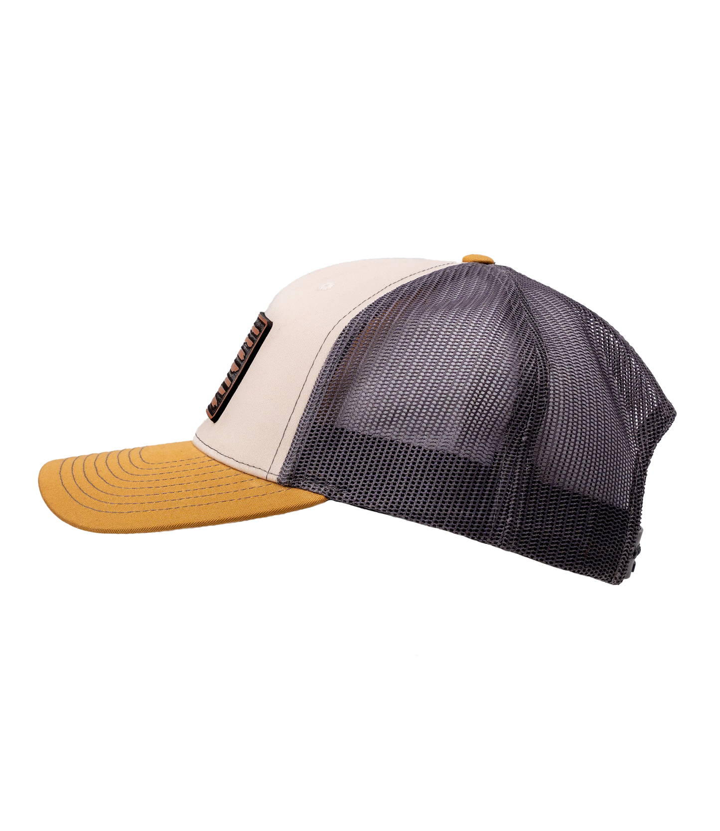 HodgeTwins Flag Premium Leather Patch Hat - Richardson 112