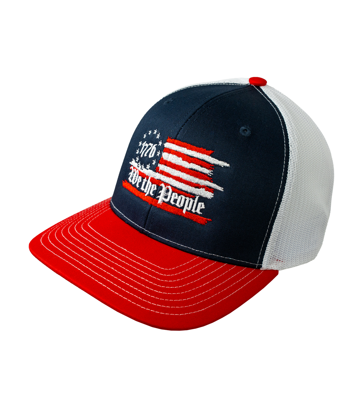 1776 We The People Embroidered Trucker Hat
