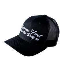 America First America Only Trucker Hat