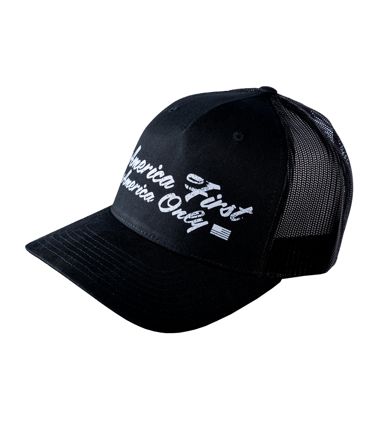 America First America Only Trucker Hat