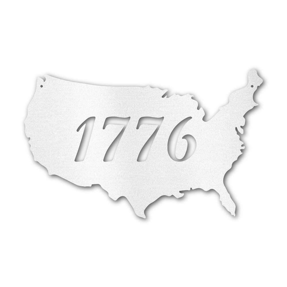 1776 America - Steel Wall Sign