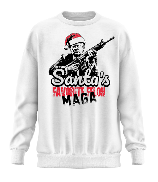 Santa's Favorite Felon Sweatshirt