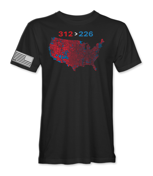 Red Wave Election Map T-Shirt