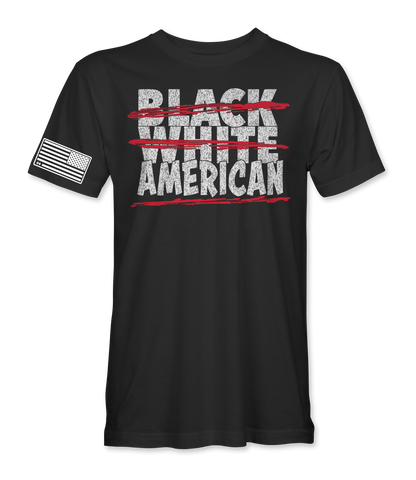 Black White American T-Shirt