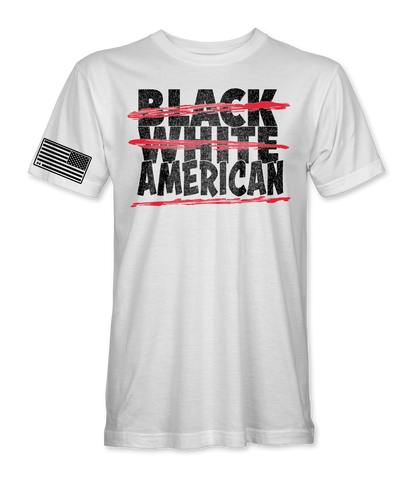 Black White American T-Shirt