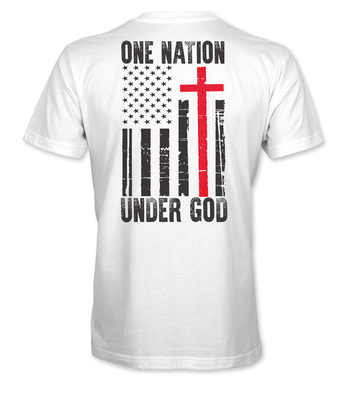 🎁 One Nation Under God Flag T-Shirt (100% off)