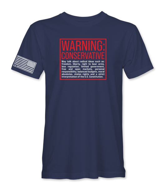Warning Conservative T-Shirt