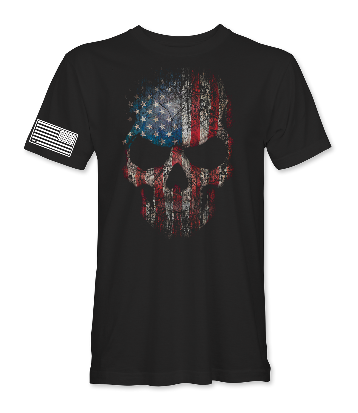 🎁 USA Flag Skull T-Shirt (100% off)