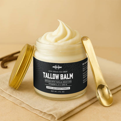 Whipped Grass-Fed Tallow Balm with Vanilla Bean