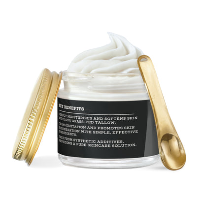 Whipped Grass-Fed Tallow Balm with Vanilla Bean