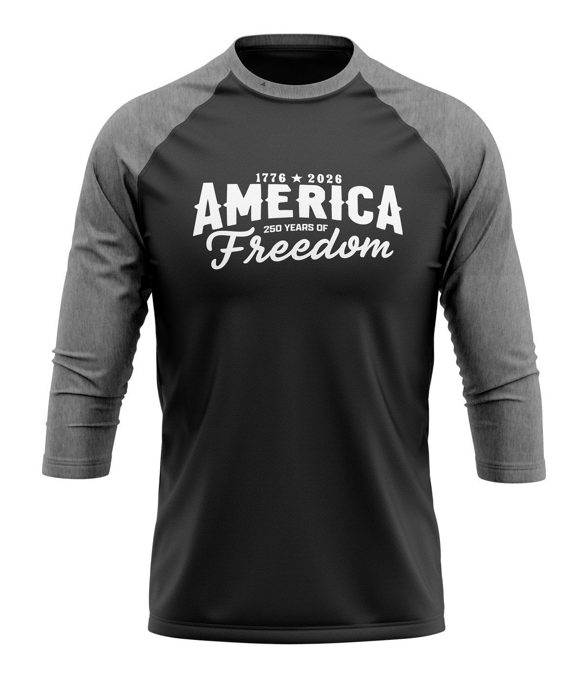 America 250 Years of Freedom Baseball Tee