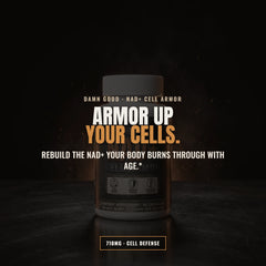 Damn Good™ NAD+ Cell Armor - 60 Capsules (30 Servings)