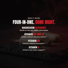 Damn Good™ Magnesium + Vitamin K - 90 Capsules (30 Servings)