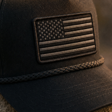 DGO Black Flag Embroidered Patch Hat