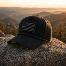 DGO Black Flag Embroidered Patch Hat