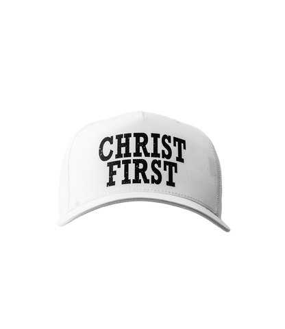 "Christ First" Premium Trucker Hat