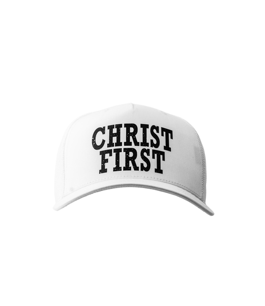 "Christ First" Premium Trucker Hat