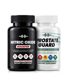 Damn Good Men's Health Bundle: Nitric Oxide Booster and Prostate Guard bottles