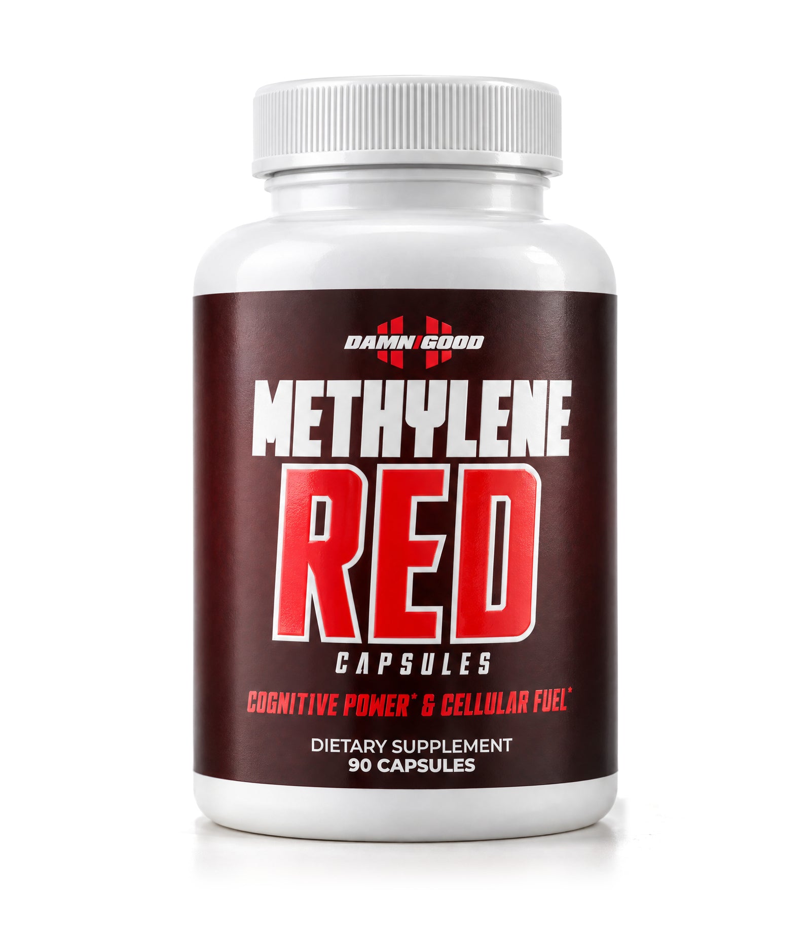 Damn Good Methylene Red Capsules bottle