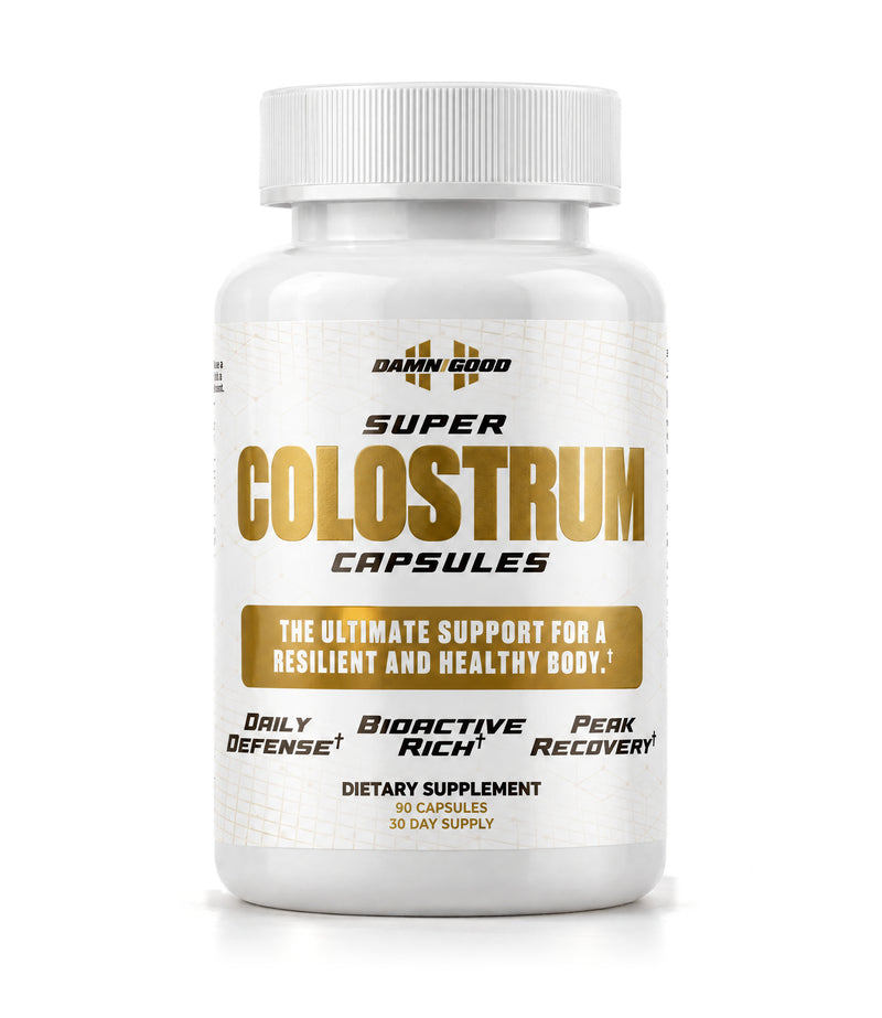 Damn Good Super Colostrum Capsules bottle