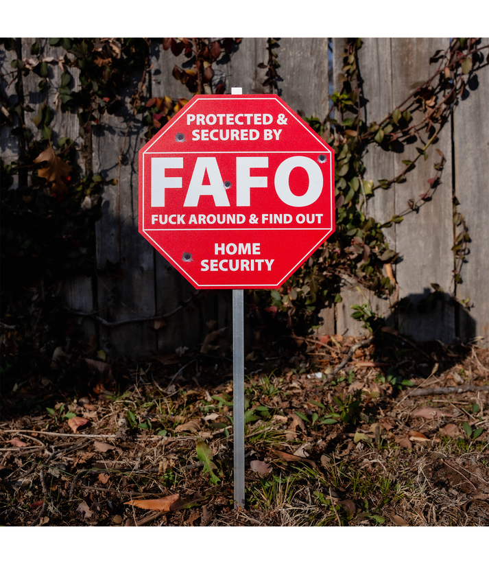 FAFO Yard Sign – officialhodgetwins