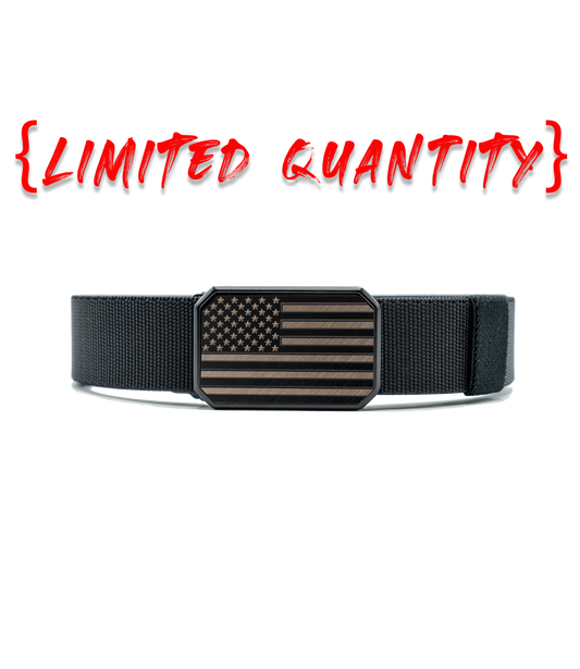 American Flag Metal Belt