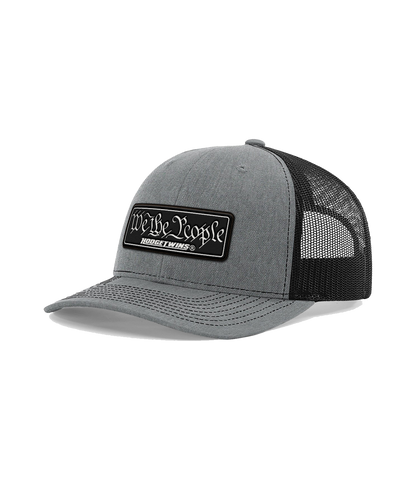 We The People Premium Leather Patch Hat