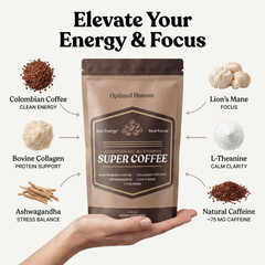 Optimal Human Adaptogenic Mushroom Super Coffee