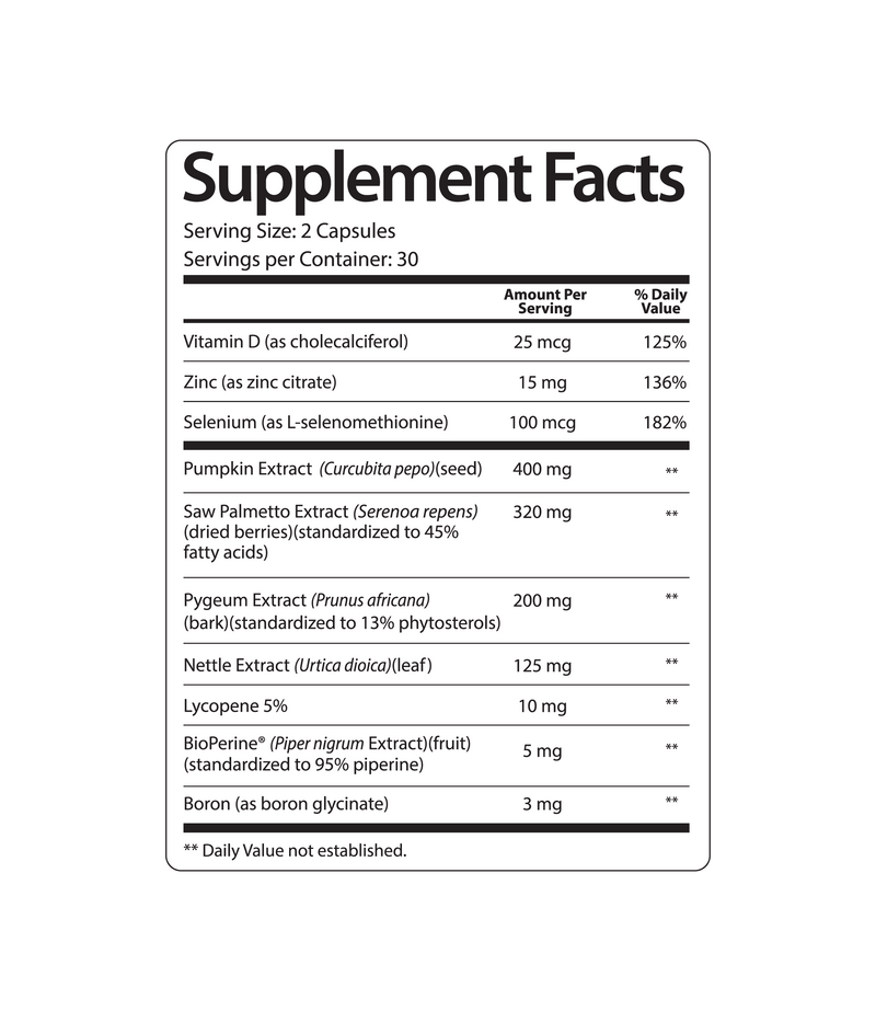 Damn Good™ Prostate Guard – 90 Capsules (30 Servings)