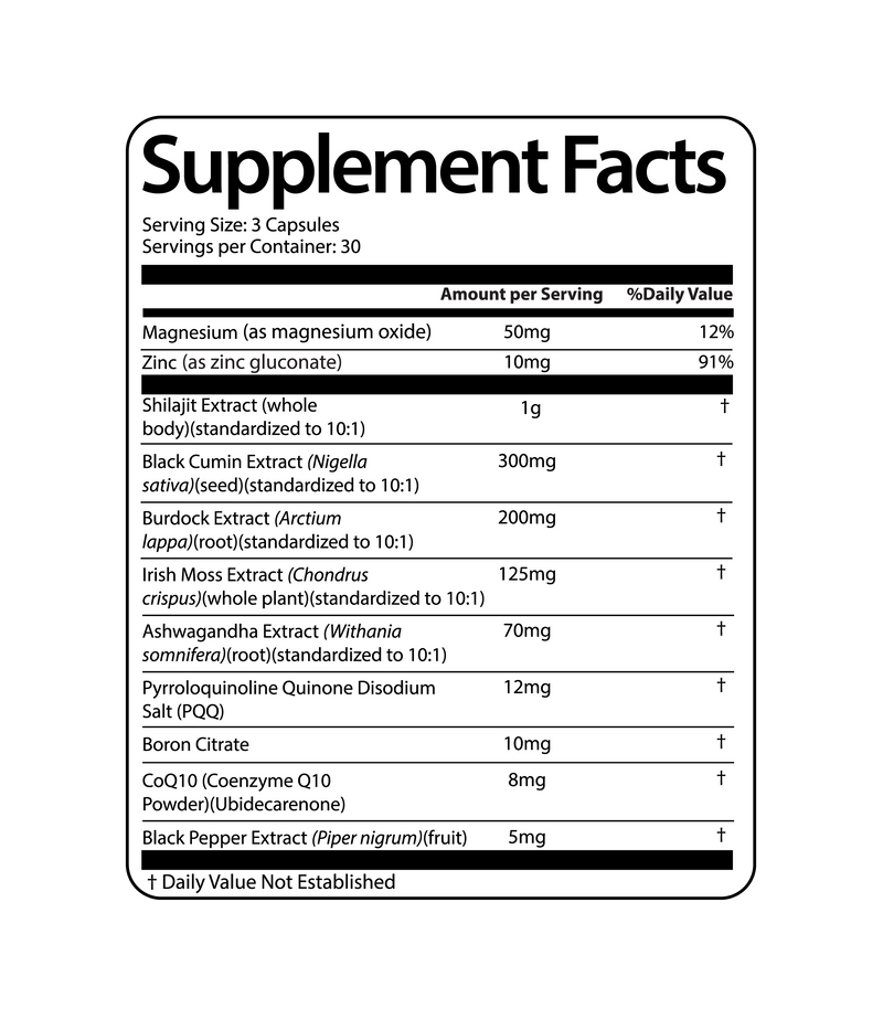 Damn Good™ Shilajit Power Stack - 90 Capsules (30 Servings)