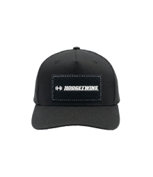 Hodgetwins Signature black patch hat, front