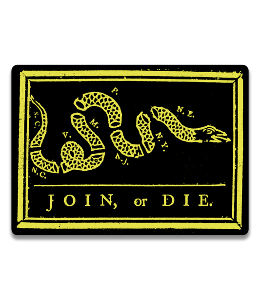 Join or Die Decal