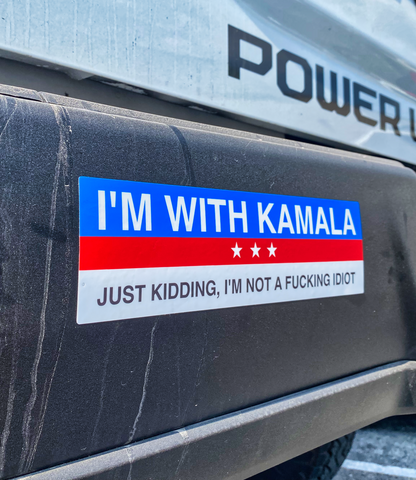 Just Kidding Kamala Bumper Sticker