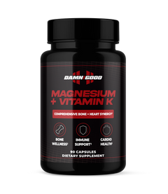 Damn Good™ Magnesium + Vitamin K - 90 Capsules (30 Servings)